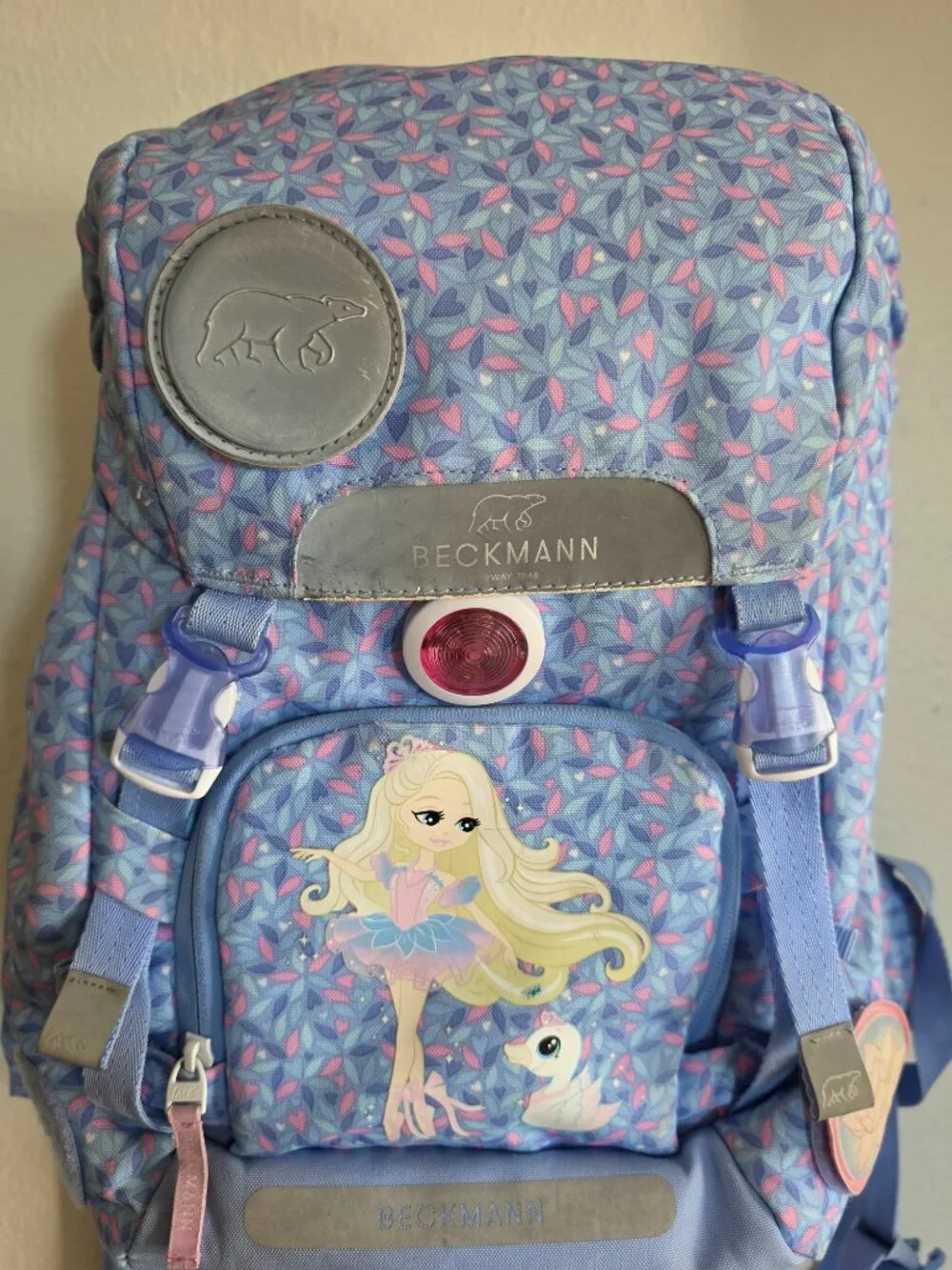 Beckmann Norway Classic 22L Star Princess Ergonomic School Backpack